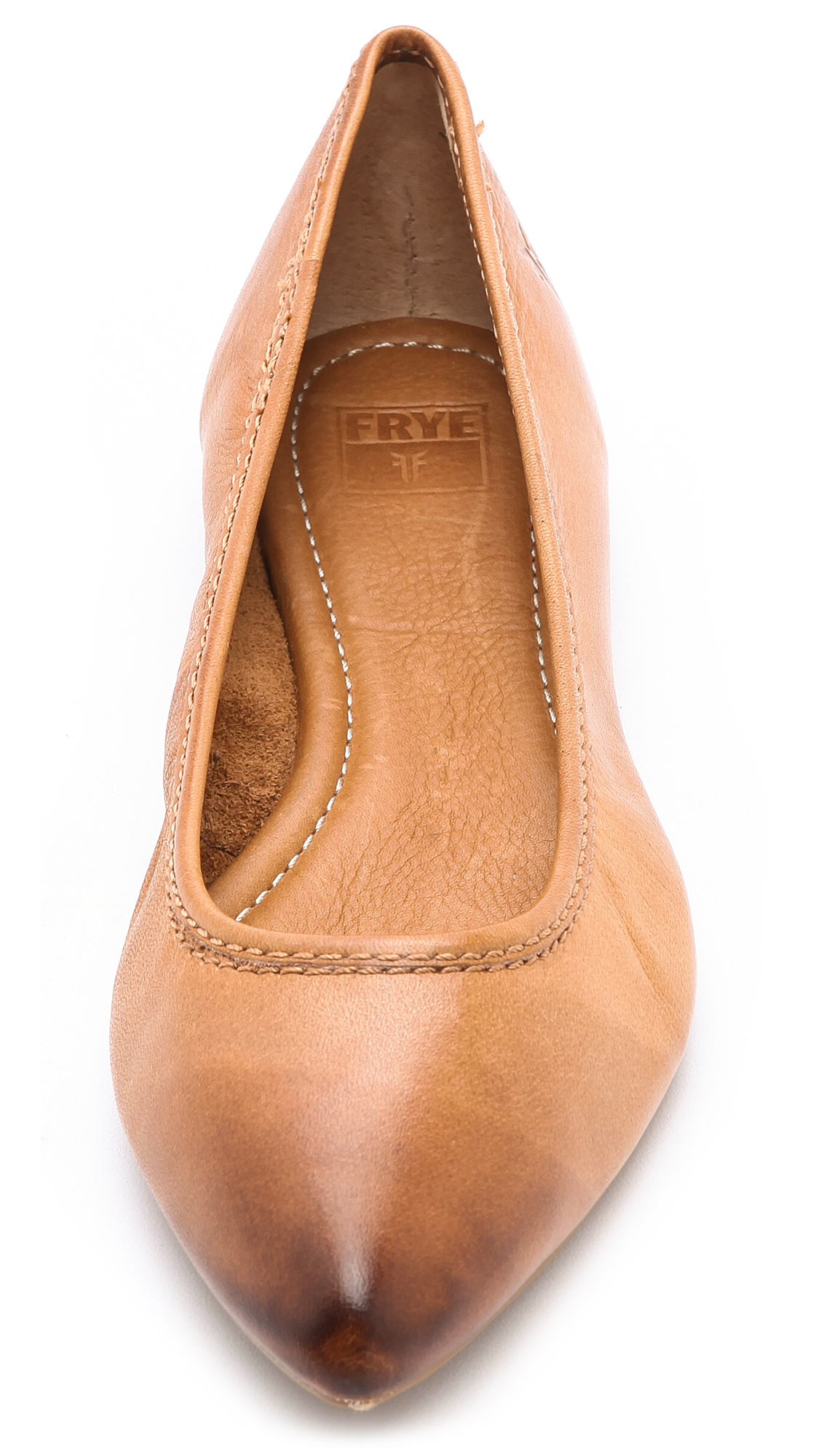 frye ballet flats regina