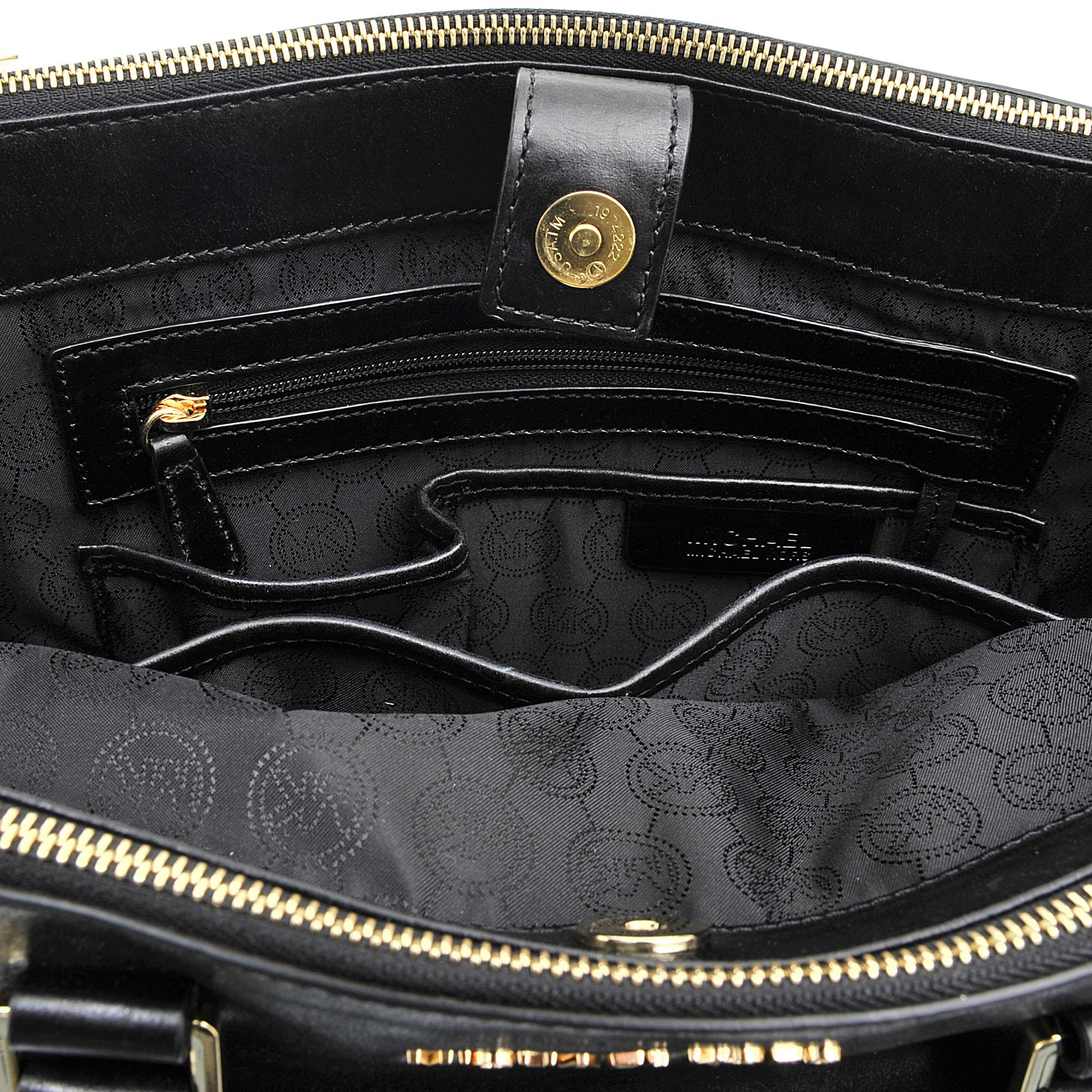 Michael kors Bedford Dressy Double Zip Bag in Black Lyst