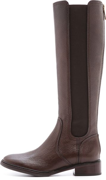 Tory Burch Christy Riding Boots in Brown (Coconut) | Lyst