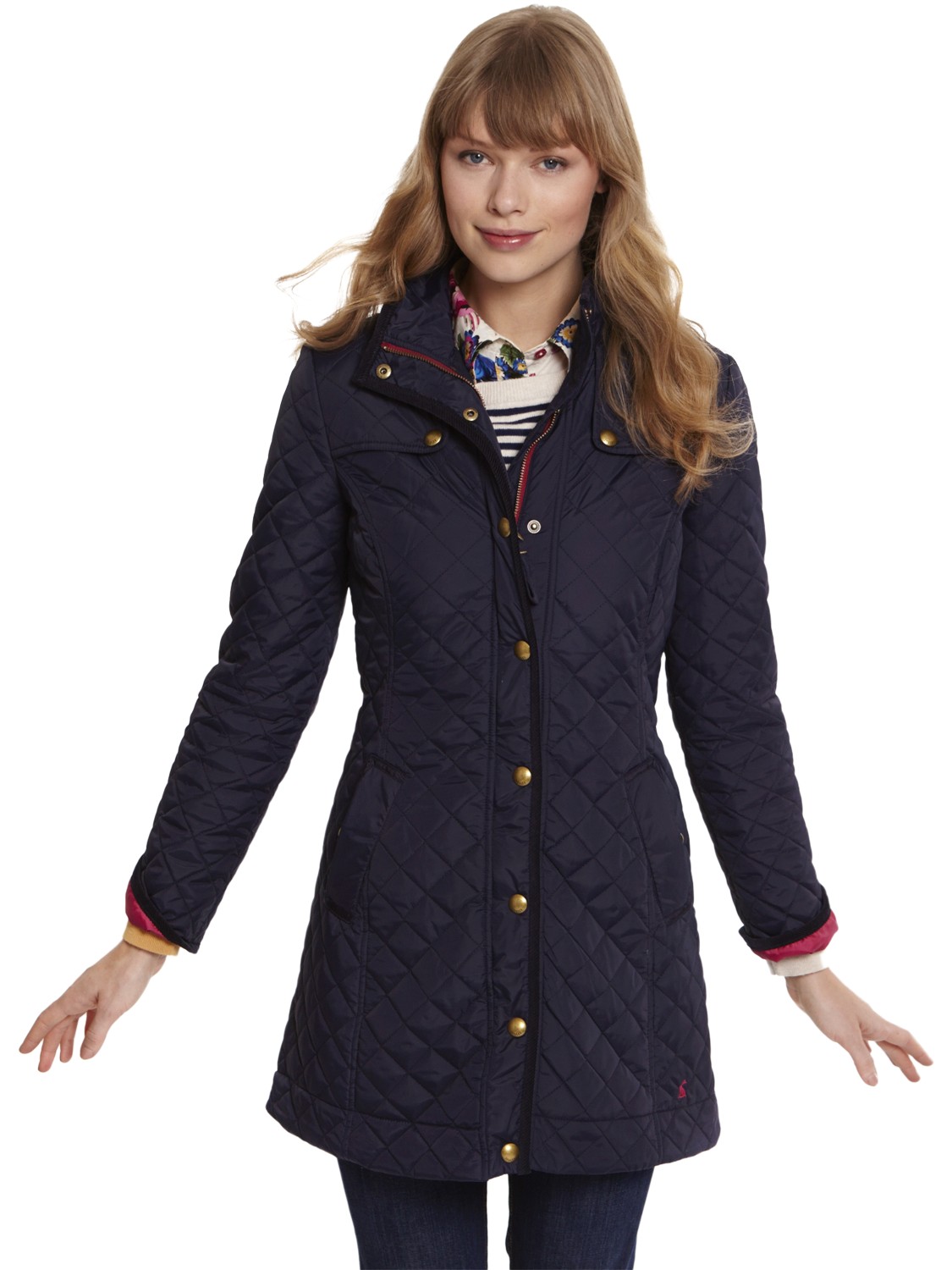 Joules Fairhurst Quilted Jacket in Marine Navy (Blue) Lyst
