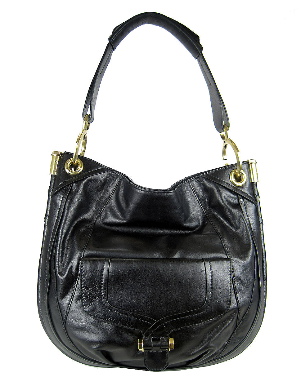 Oryany Camilla Leather Hobo Bag in Black | Lyst