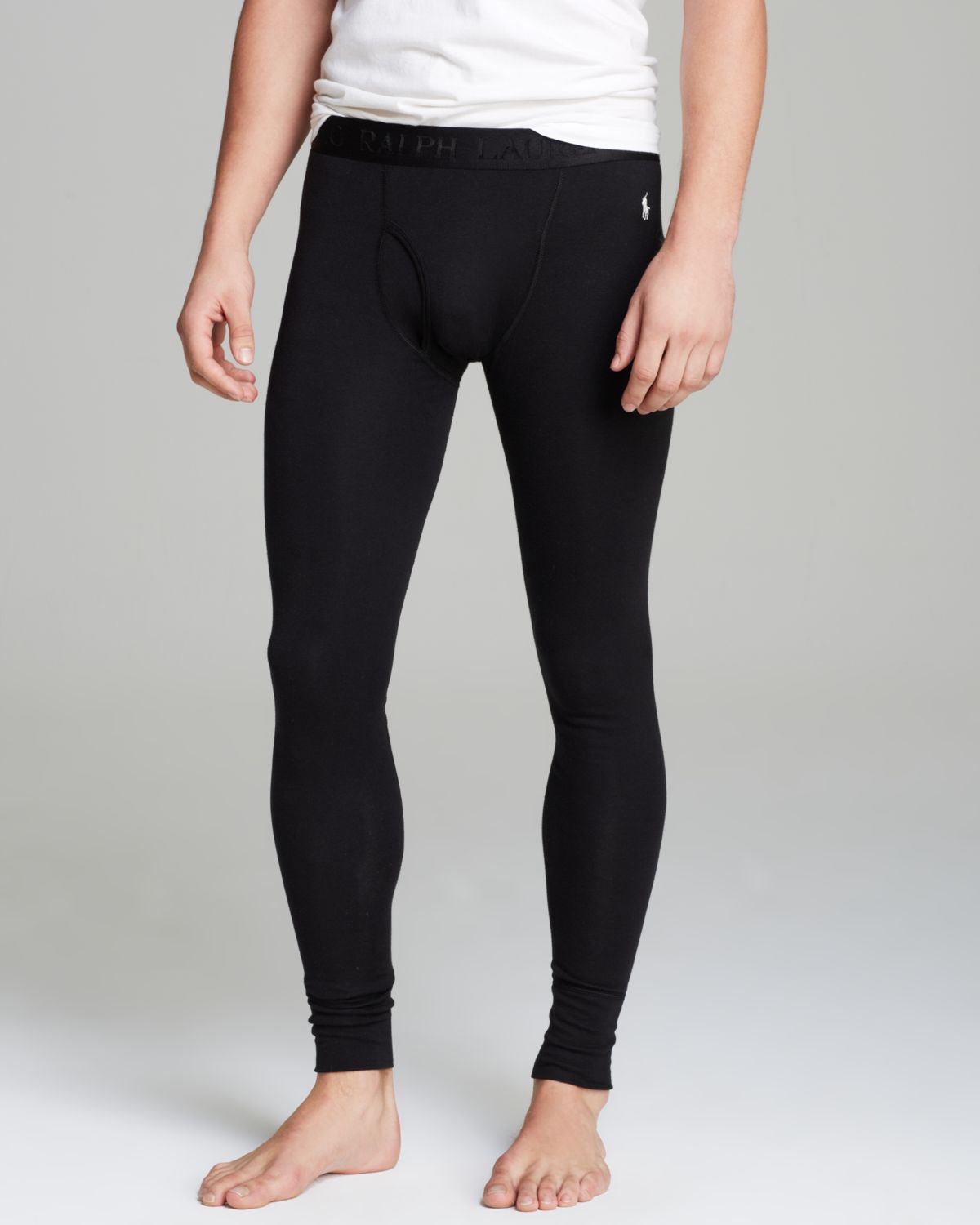 Polo Ralph Lauren Long John Pants in Black for Men - Lyst