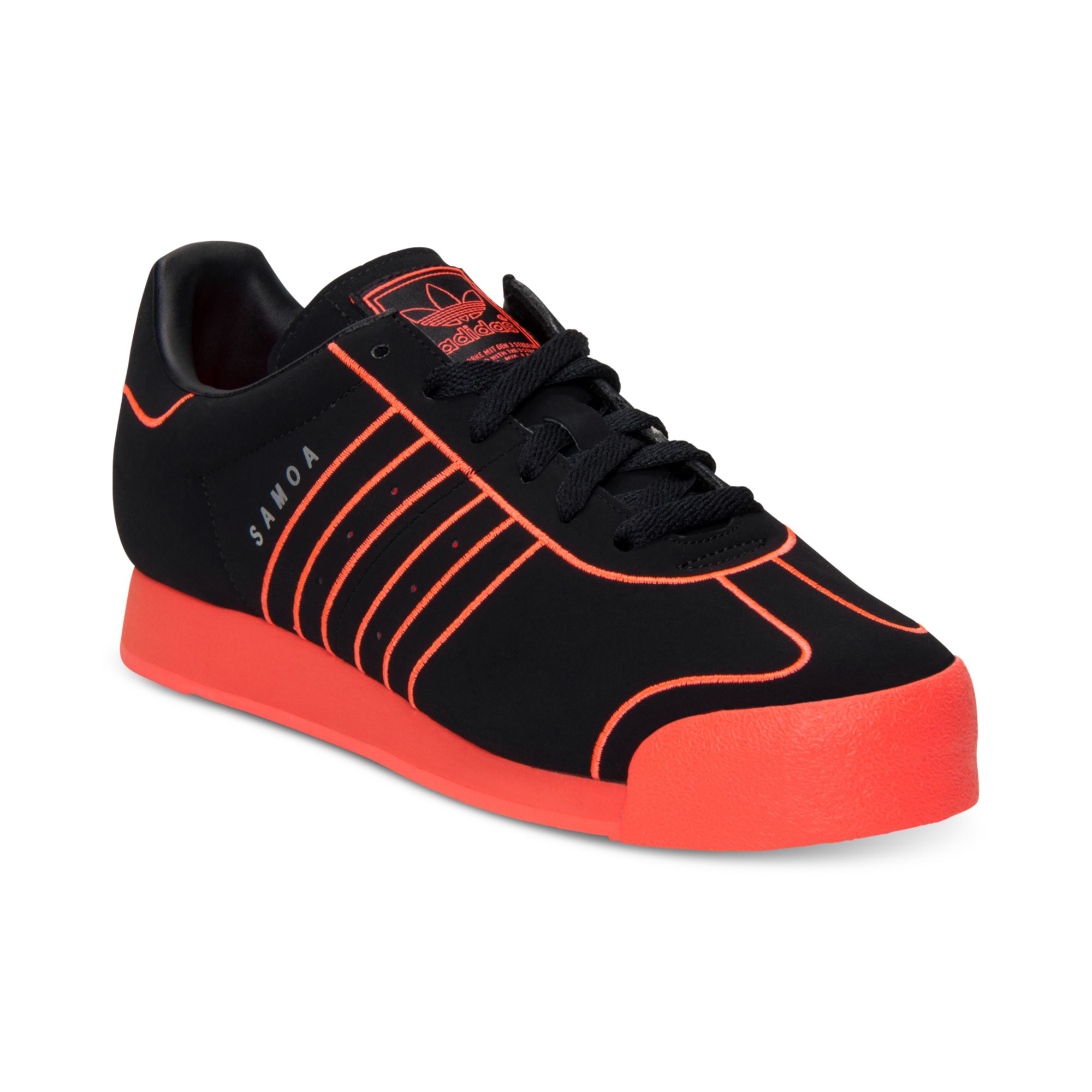 Lyst - Adidas Samoa Casual Sneakers in Black for Men