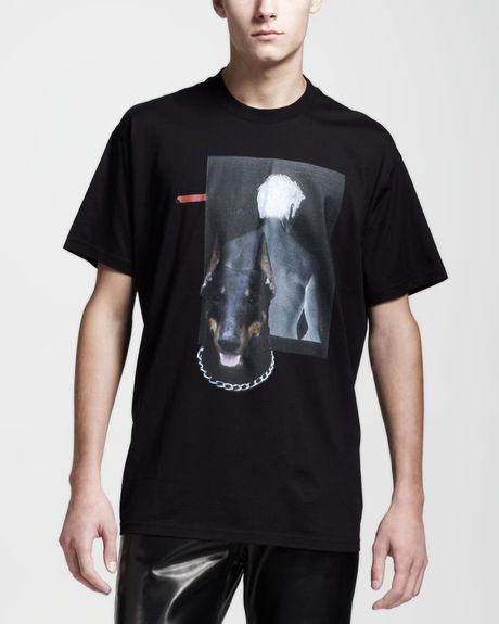 Givenchy Columbian Fit Man Dog T-shirt in Black for Men | Lyst