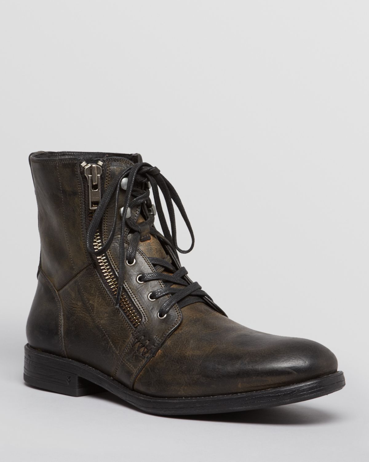 john varvatos side zip boot