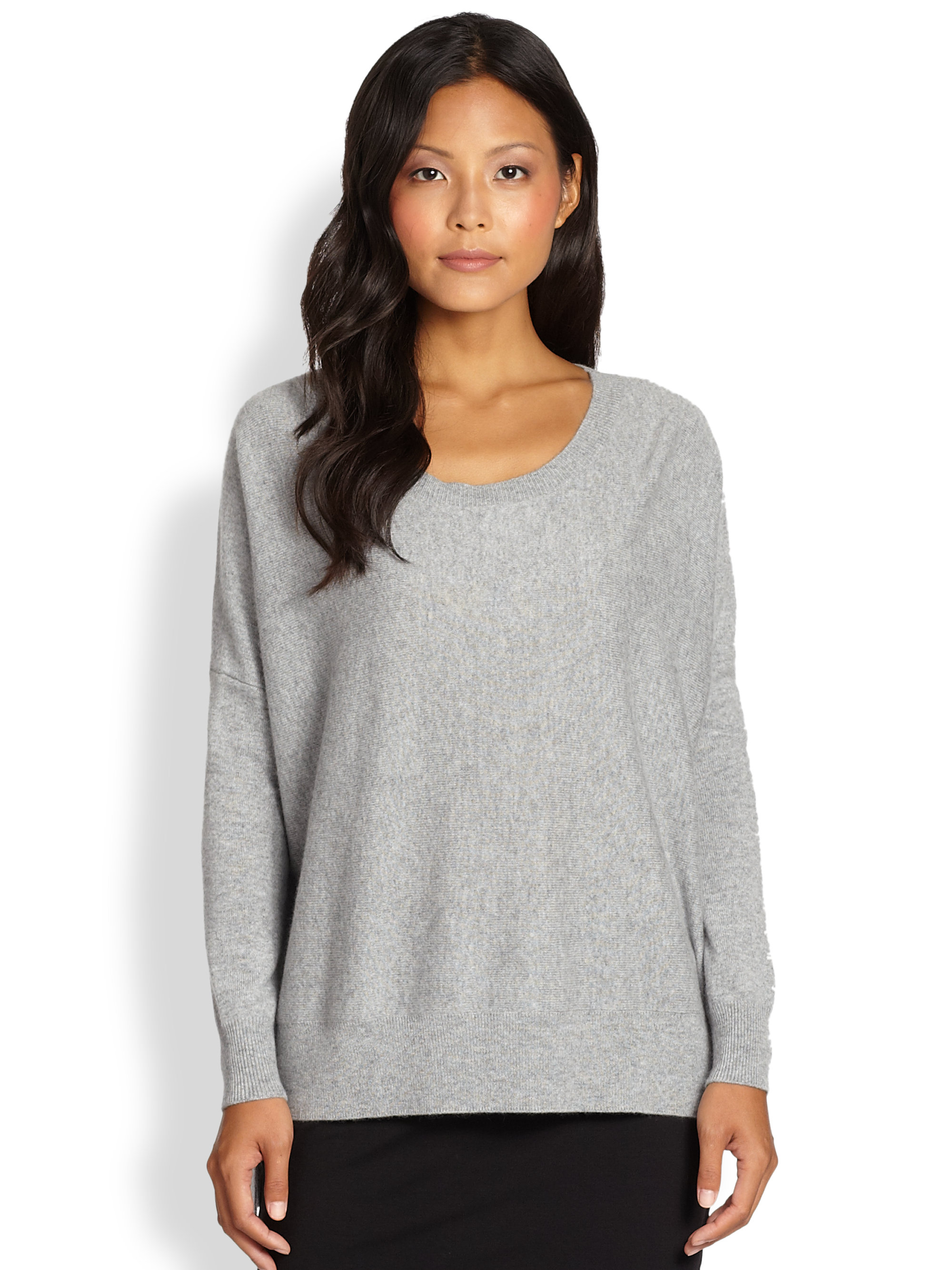 Eileen fisher Cashmere Oversized Sweater in Gray Lyst