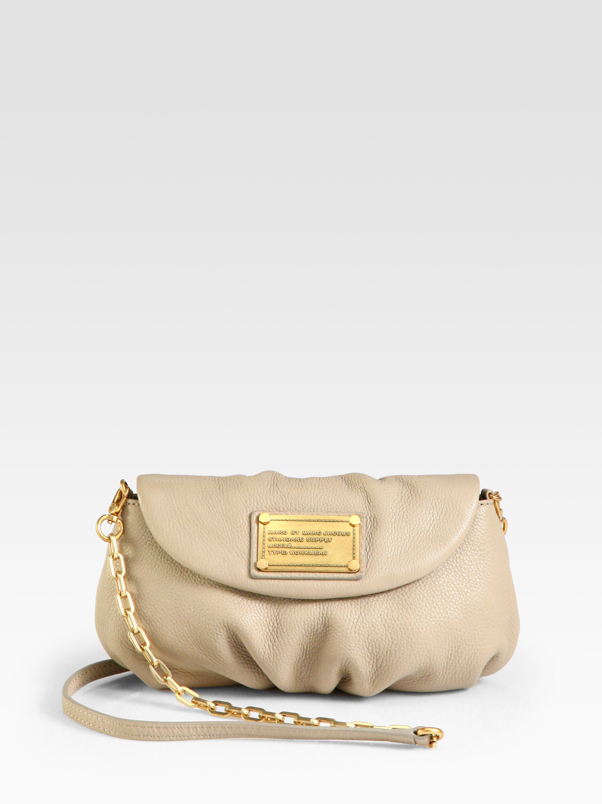 Lyst Marc By Marc Jacobs Classic Q Karlie Bag in Natural