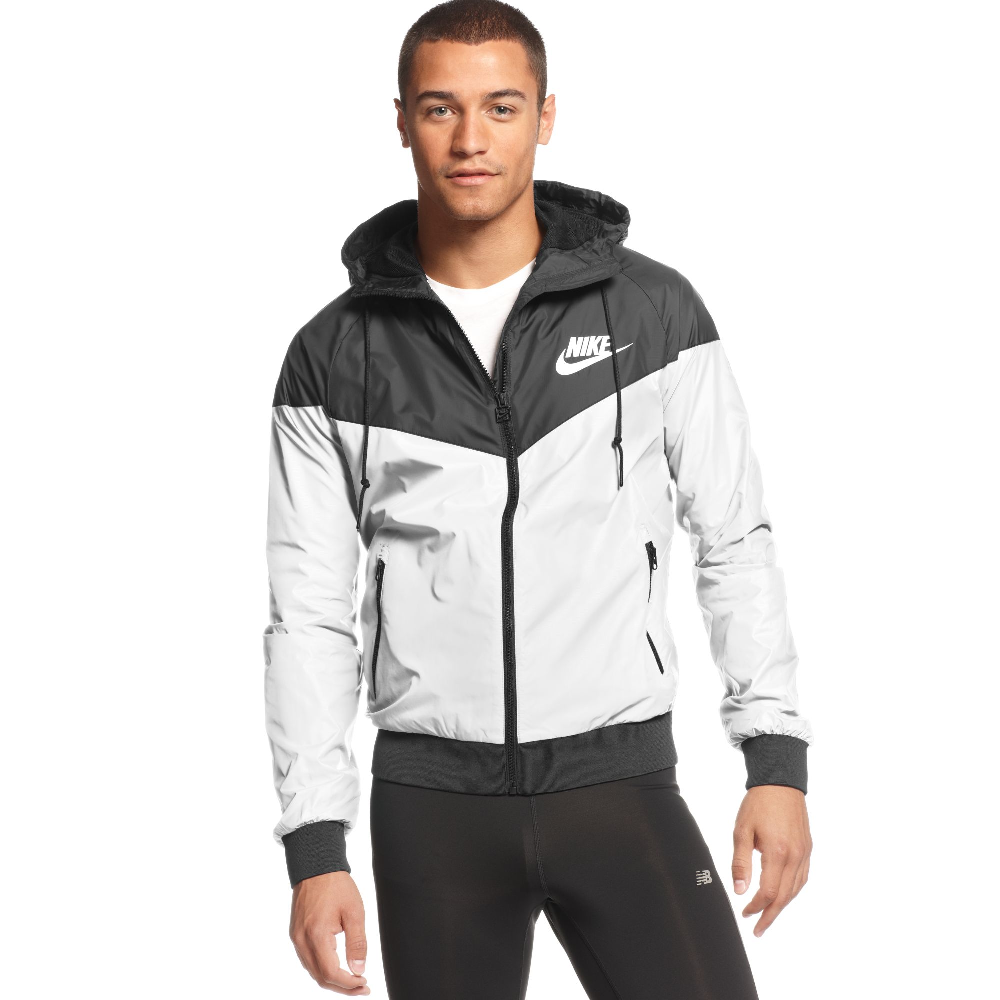 Download Lyst - Nike Wind Runner Hooded Jacket in White for Men
