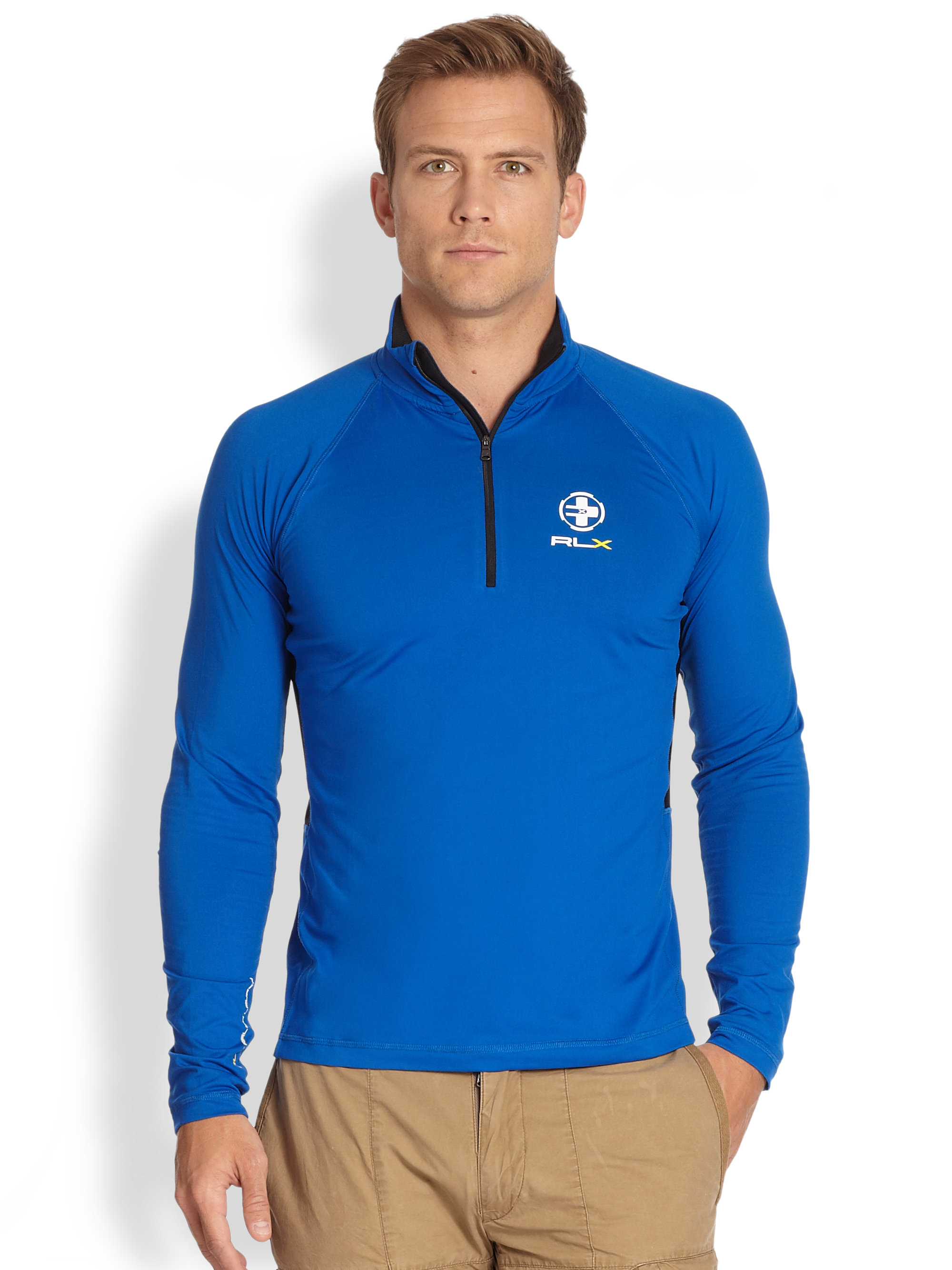 rlx half zip pullover