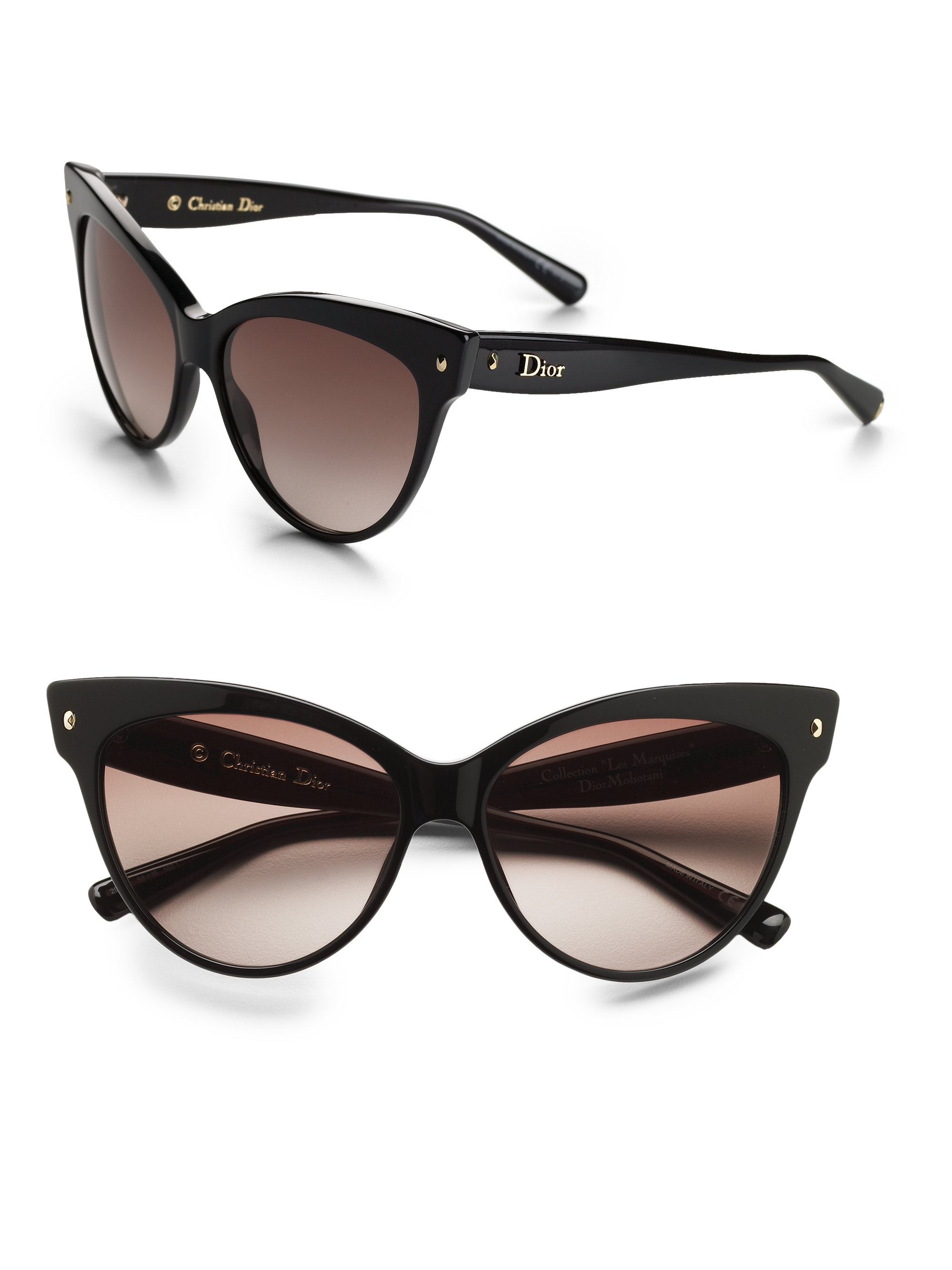 Dior Cat S Eye Sunglasses In Brown Lyst