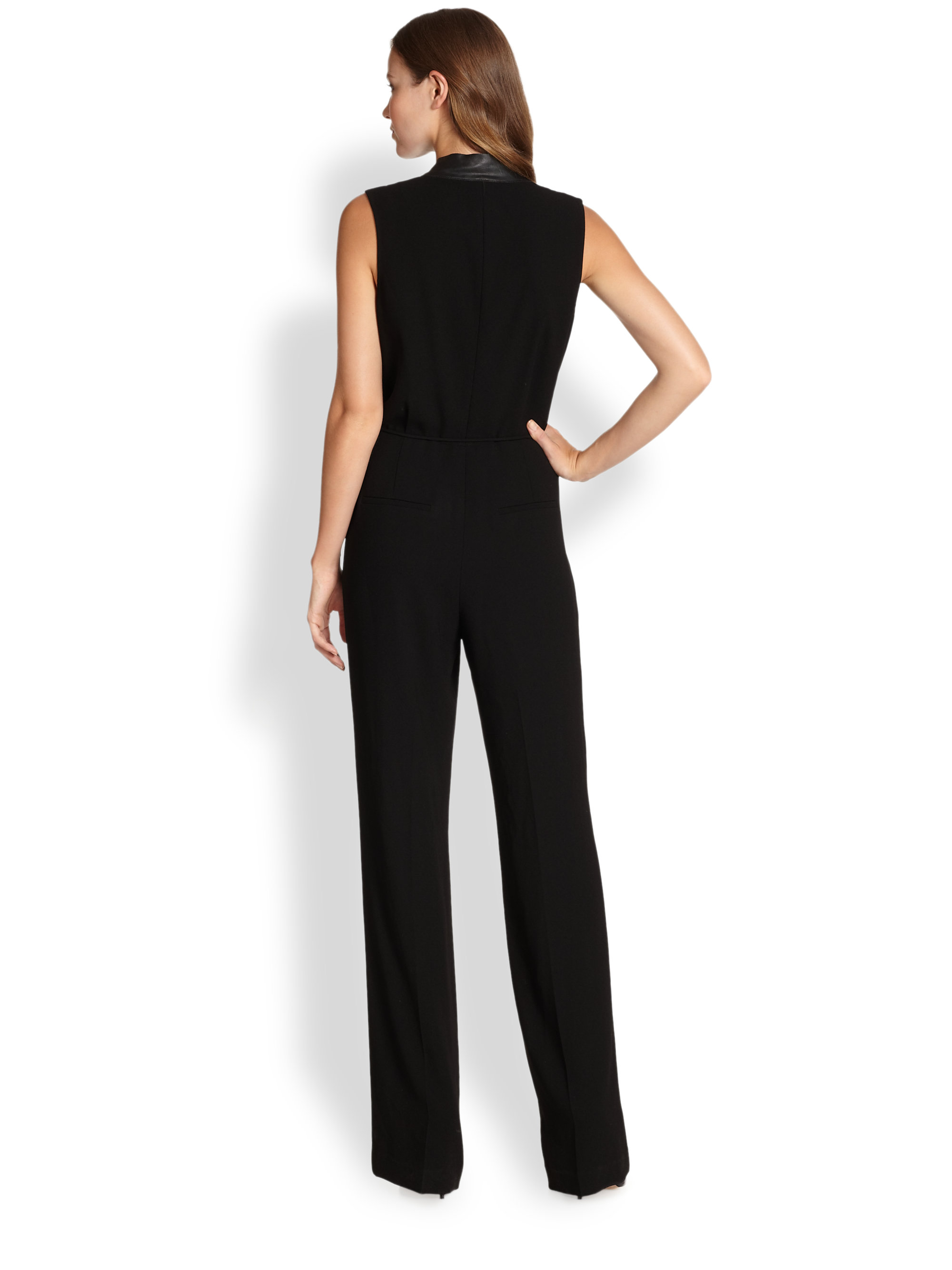 tahari black jumpsuit