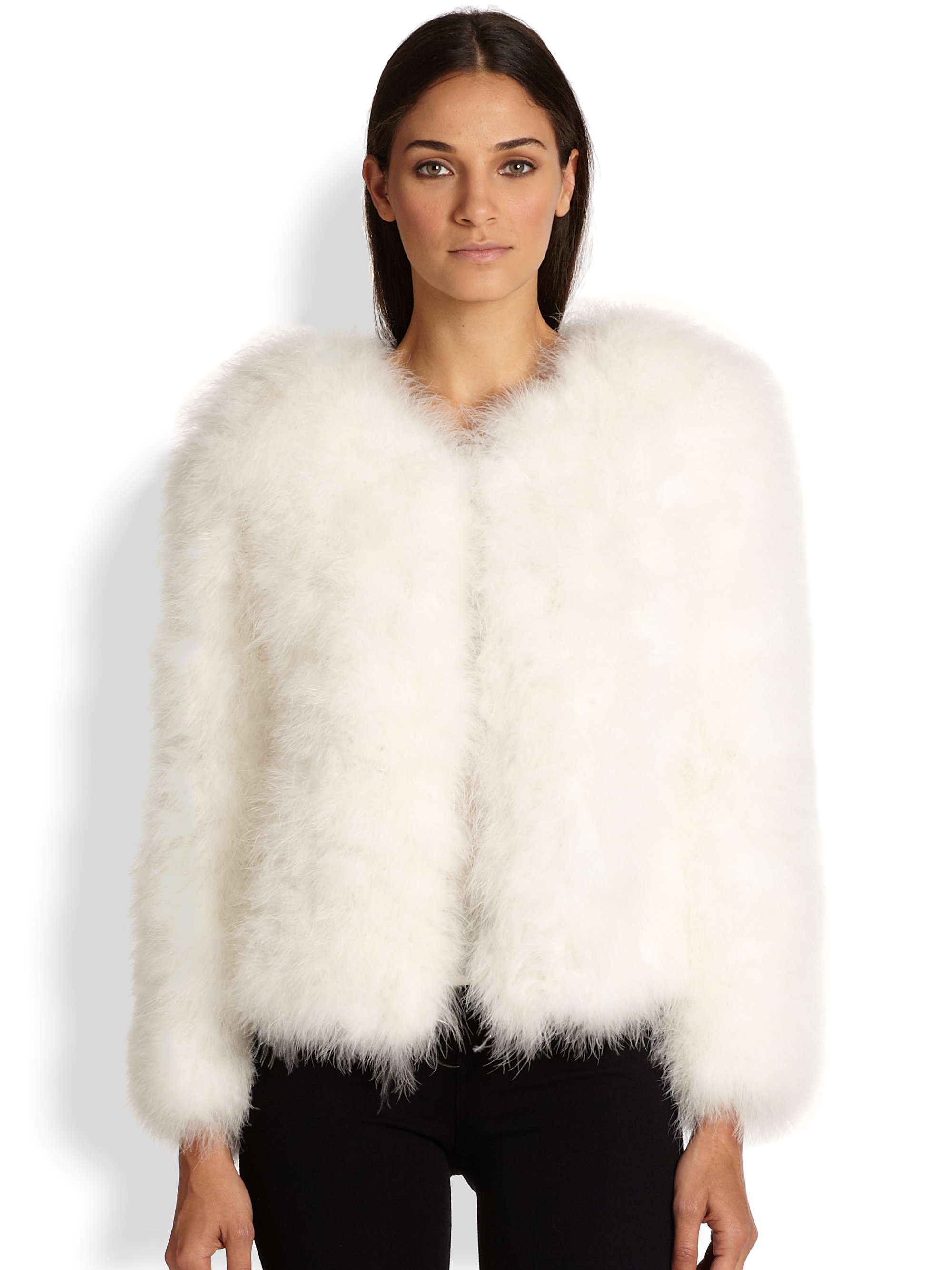 Marabou feather coat Clearance