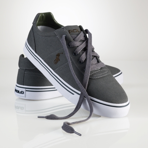 polo ralph lauren hanford canvas trainers