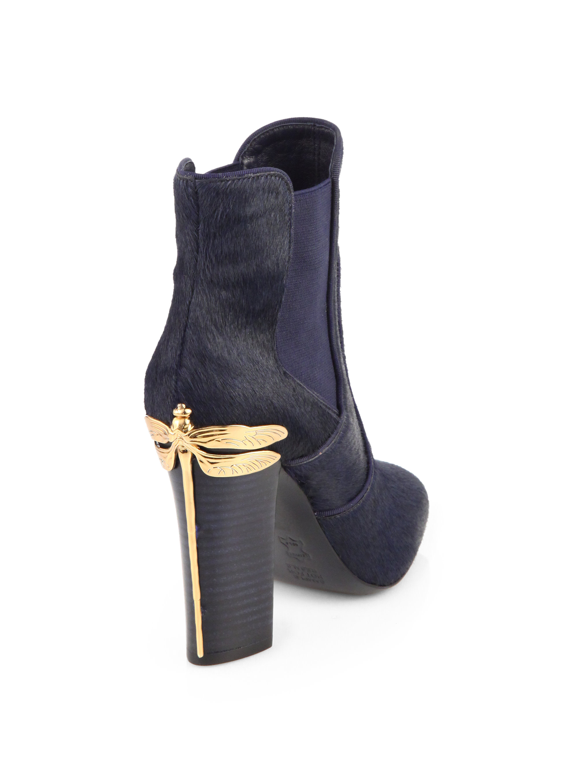 tory burch navy boots