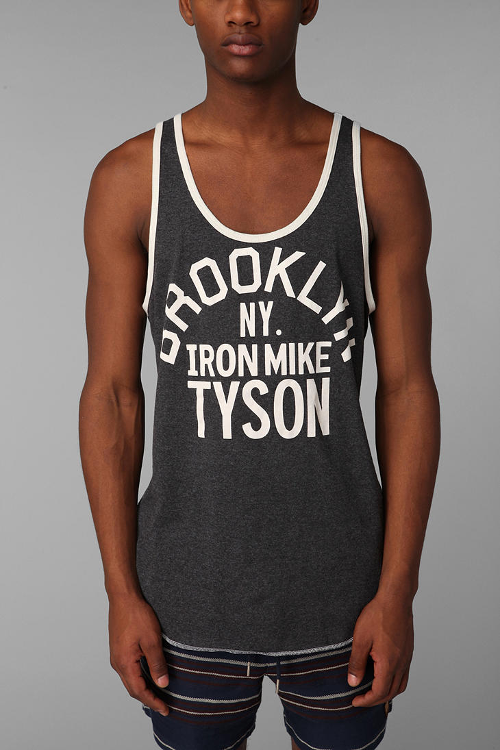 Urban Outfitters Brooklyn Iron Mike Tyson Tank Top in Black for Men | Lyst