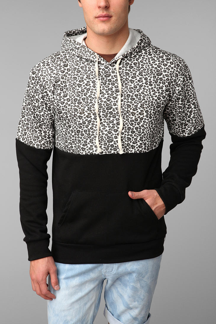 mens cheetah hoodie