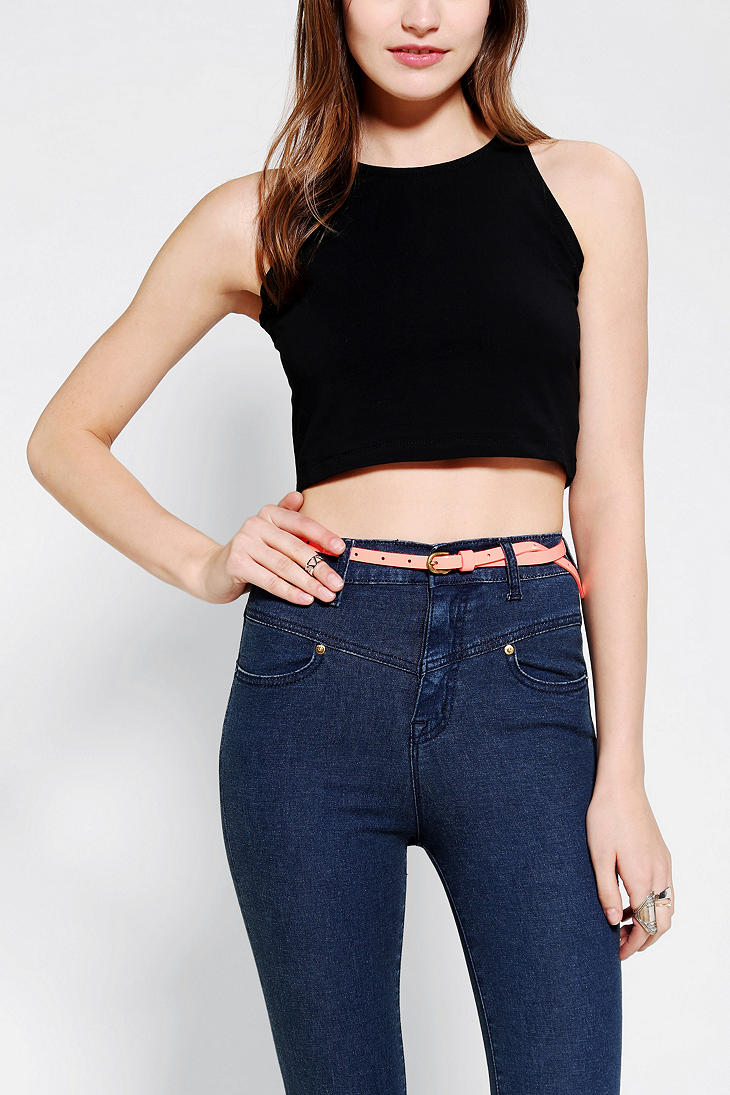Get the Look Get free shipping on Vince Striped Cotton Cropped Shell Tank, Military/Black at Neiman Marcus. Shop the latest luxury fashions from top designers.