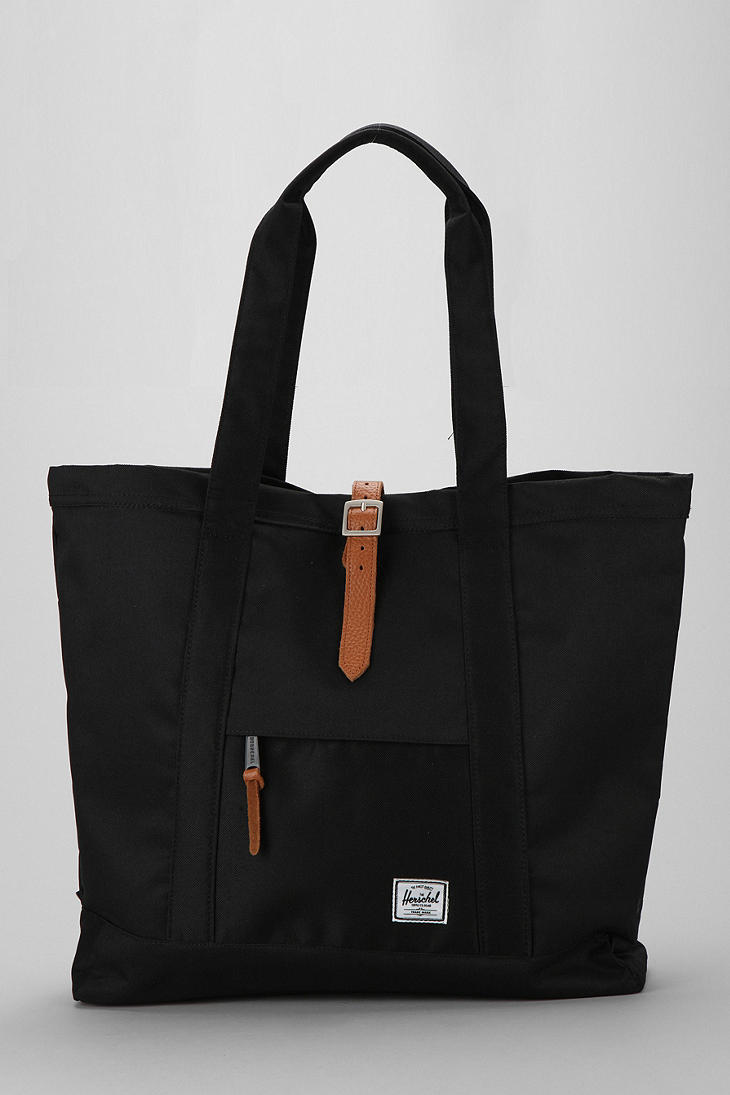 Herschel supply co. Oversized Market Tote Bag in Black | Lyst