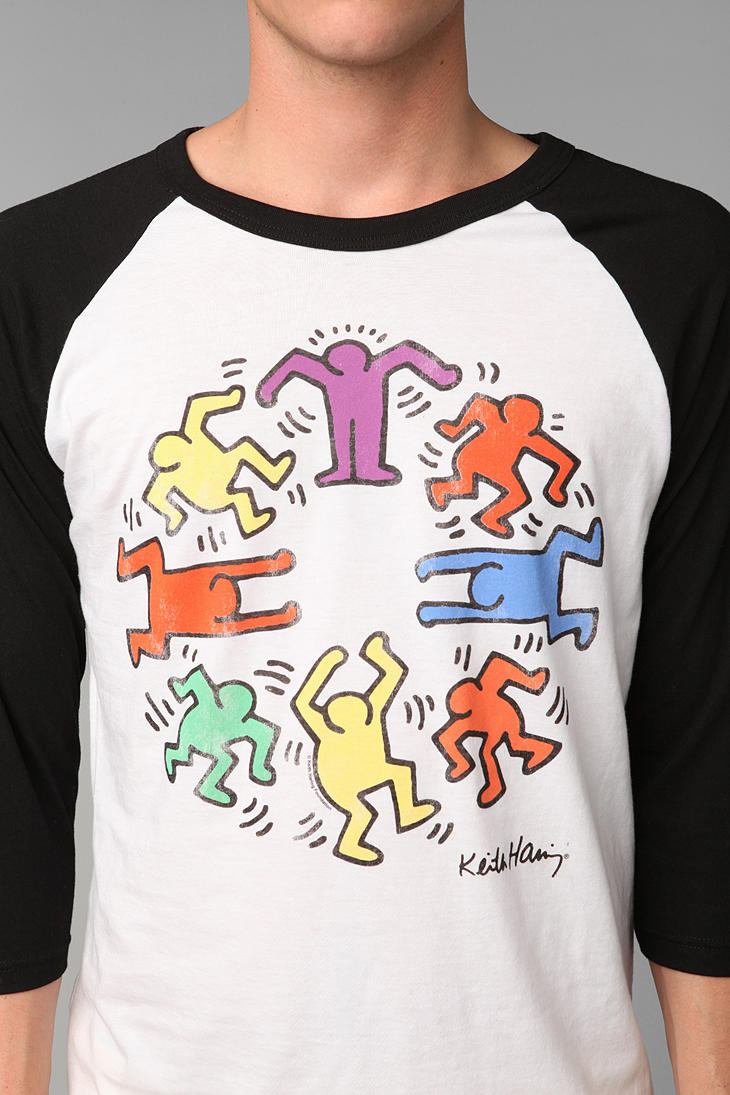 keith haring t shirt urban outfitters