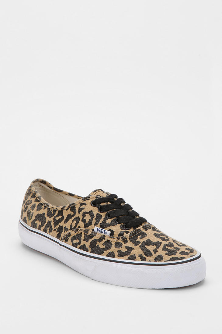 Urban Outfitters Vans Authentic Van Doren Leopard Print Womens Sneaker |  Lyst