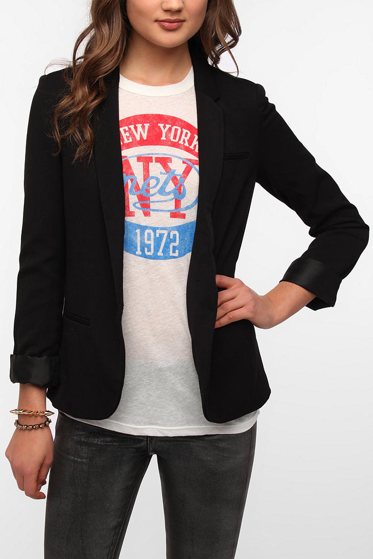 Urban Outfitters Silence Noise Ex-boyfriend Blazer in Black