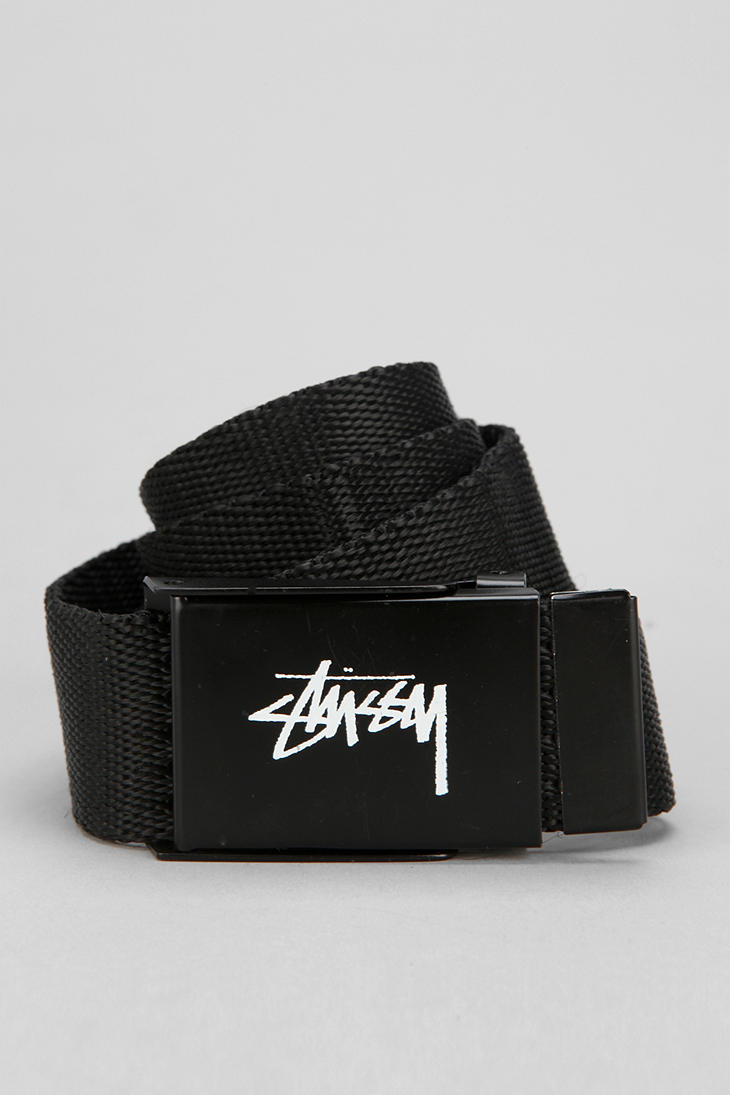 Urban Outfitters Stussy Stock Web Belt in Black for Men | Lyst