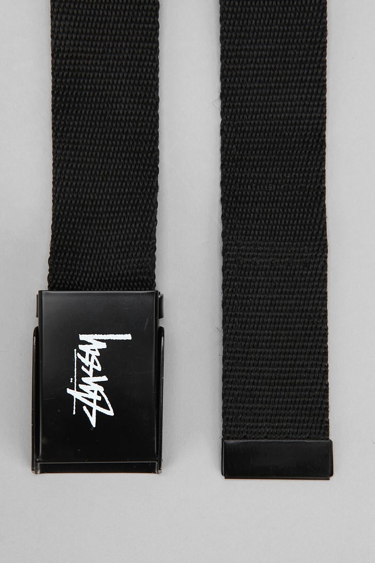 Urban Outfitters Stussy Stock Web Belt in Black for Men Lyst