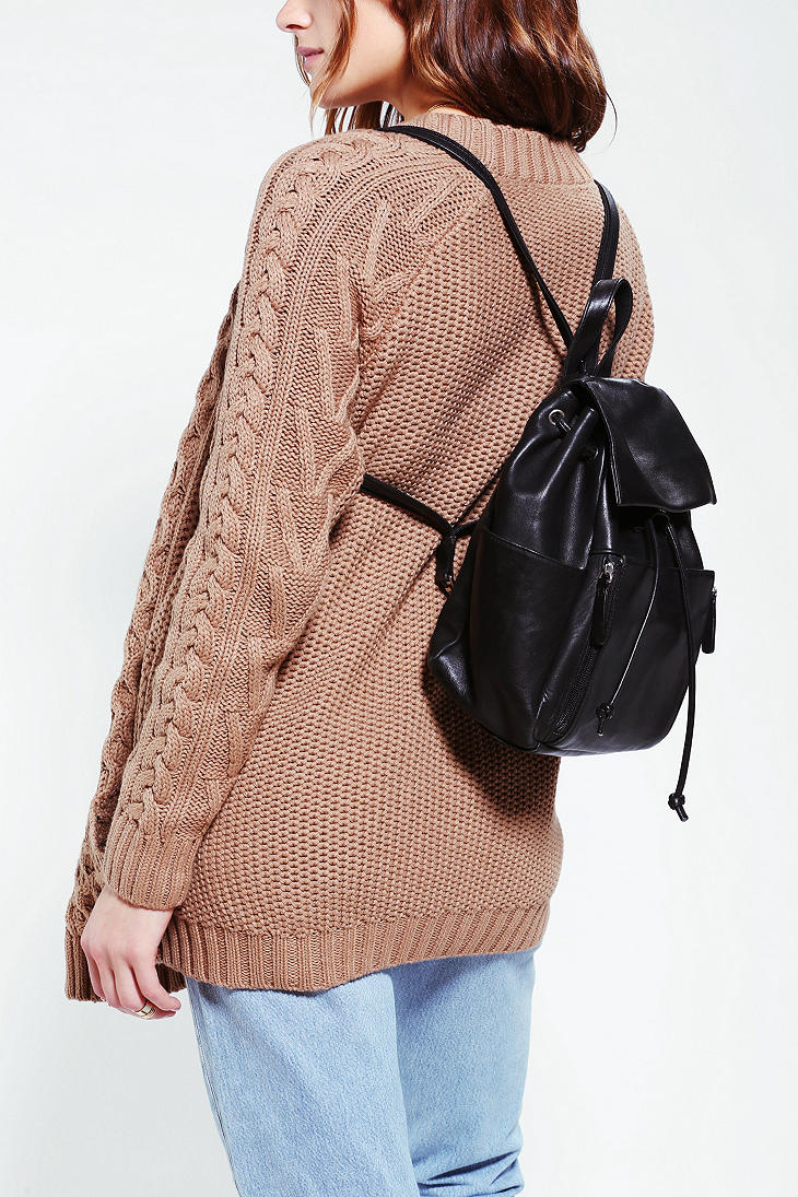 urban outfitters leather backpack