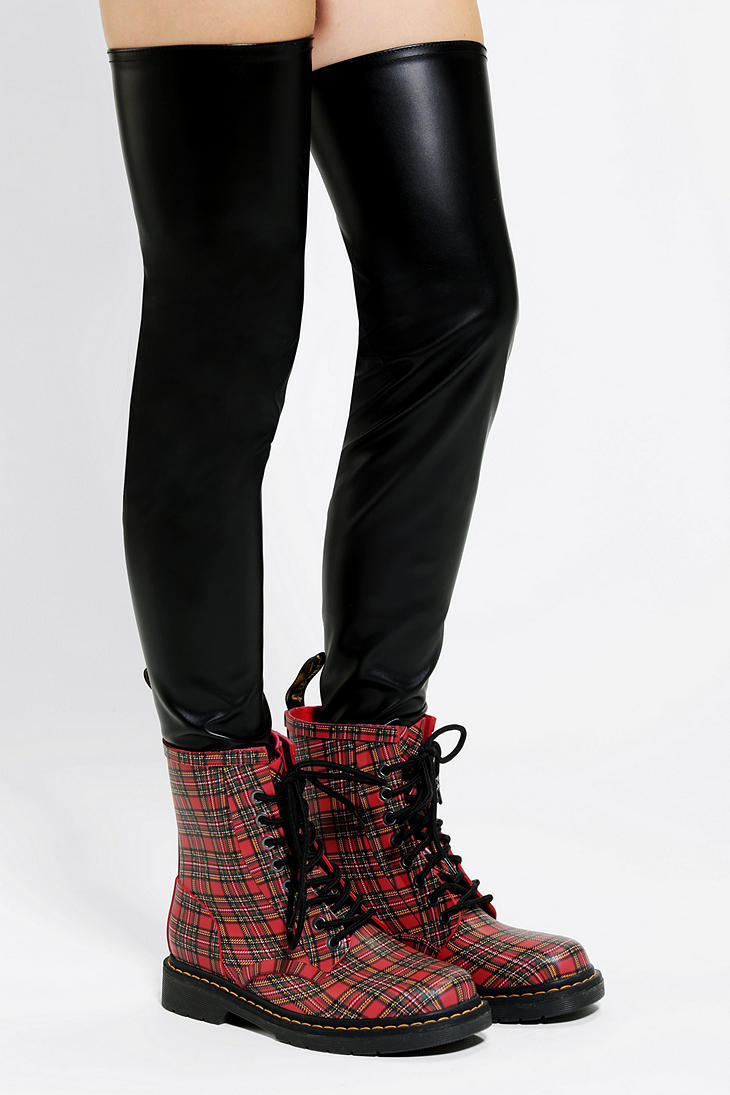 Urban Outfitters Vegan Leather Leg Warmer in Black Lyst