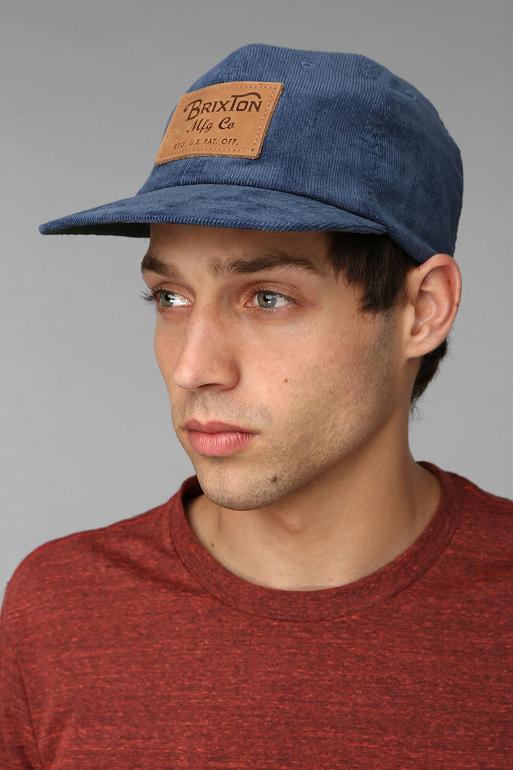 brixton corduroy hat