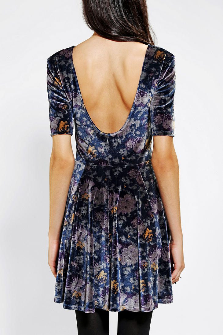 kimchi blue velvet dress