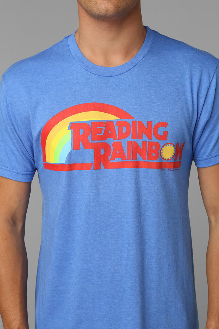 reading rainbow t shirt