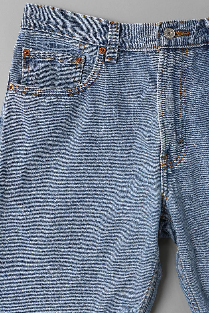 Lyst - Urban outfitters Bandana Pocket Denim Short in Blue for Men