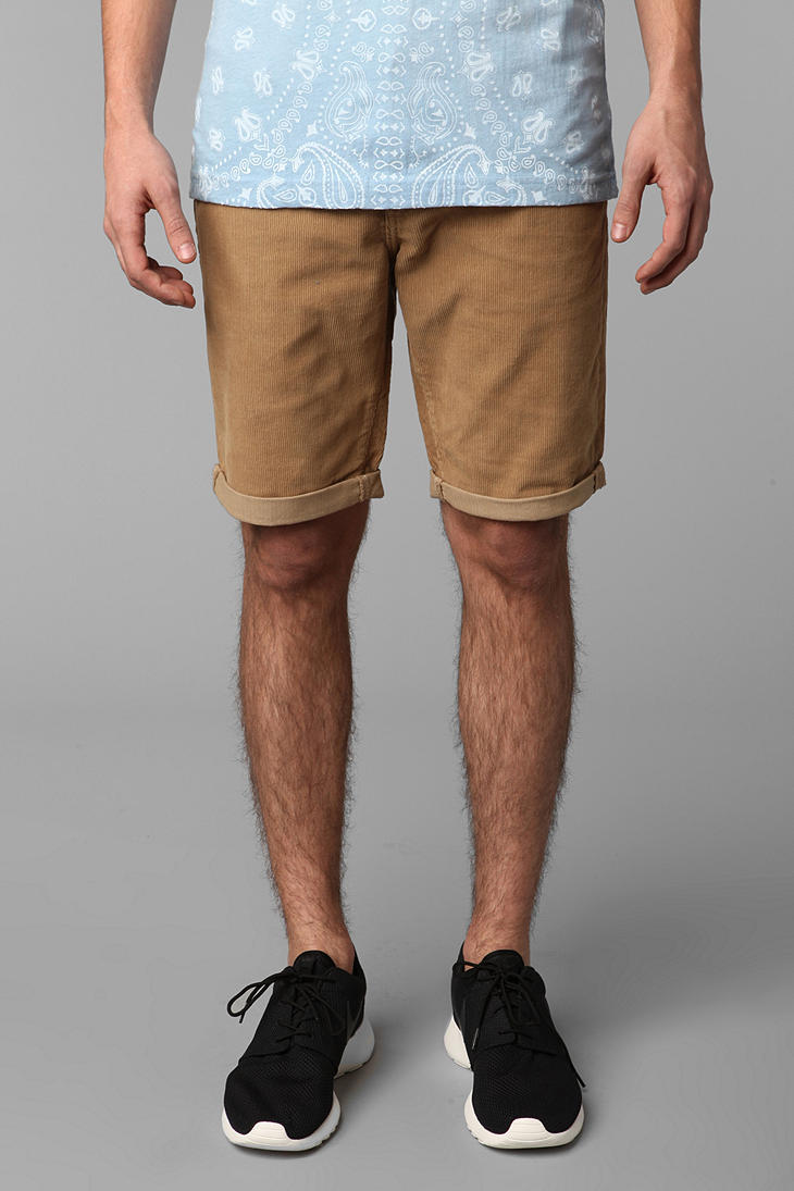 cut off corduroy shorts
