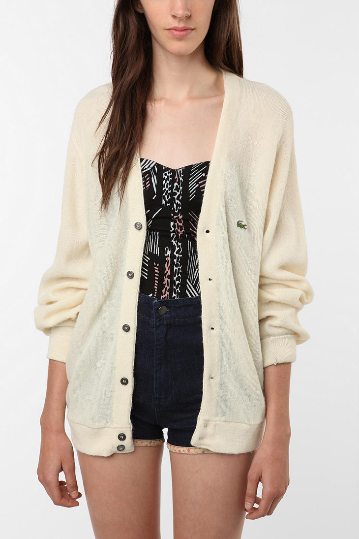 cream boyfriend cardigan