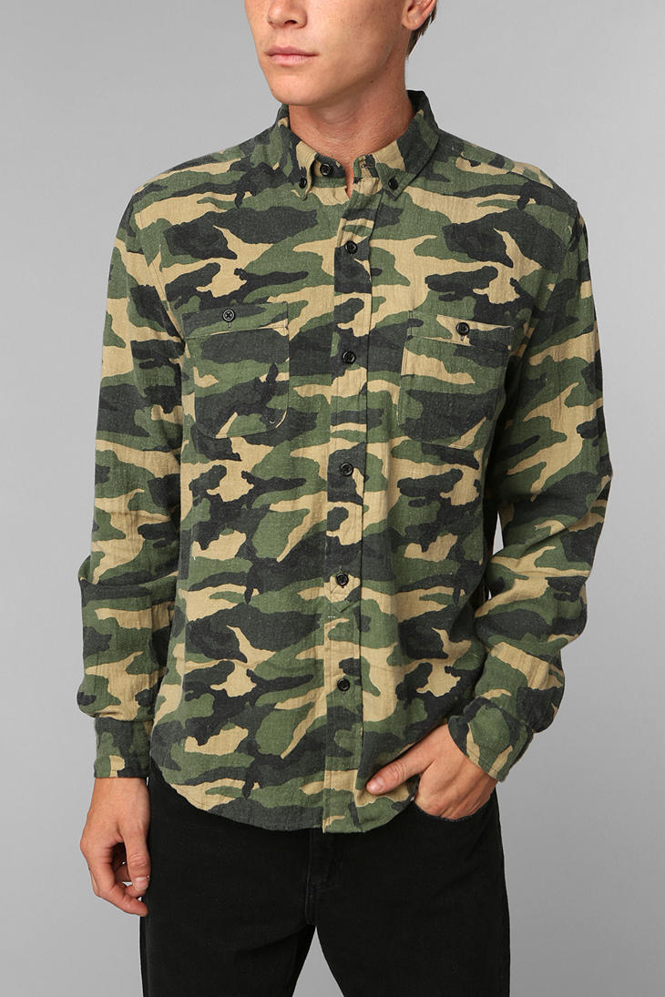 camouflage button down shirts