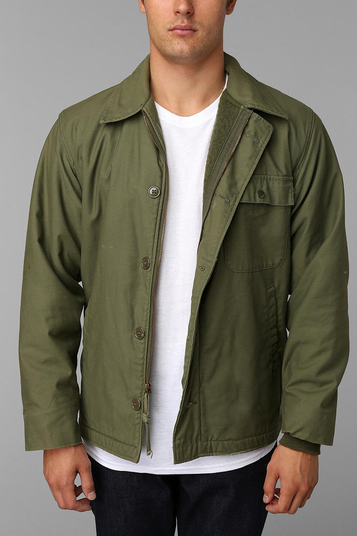 navy a2 deck jacket