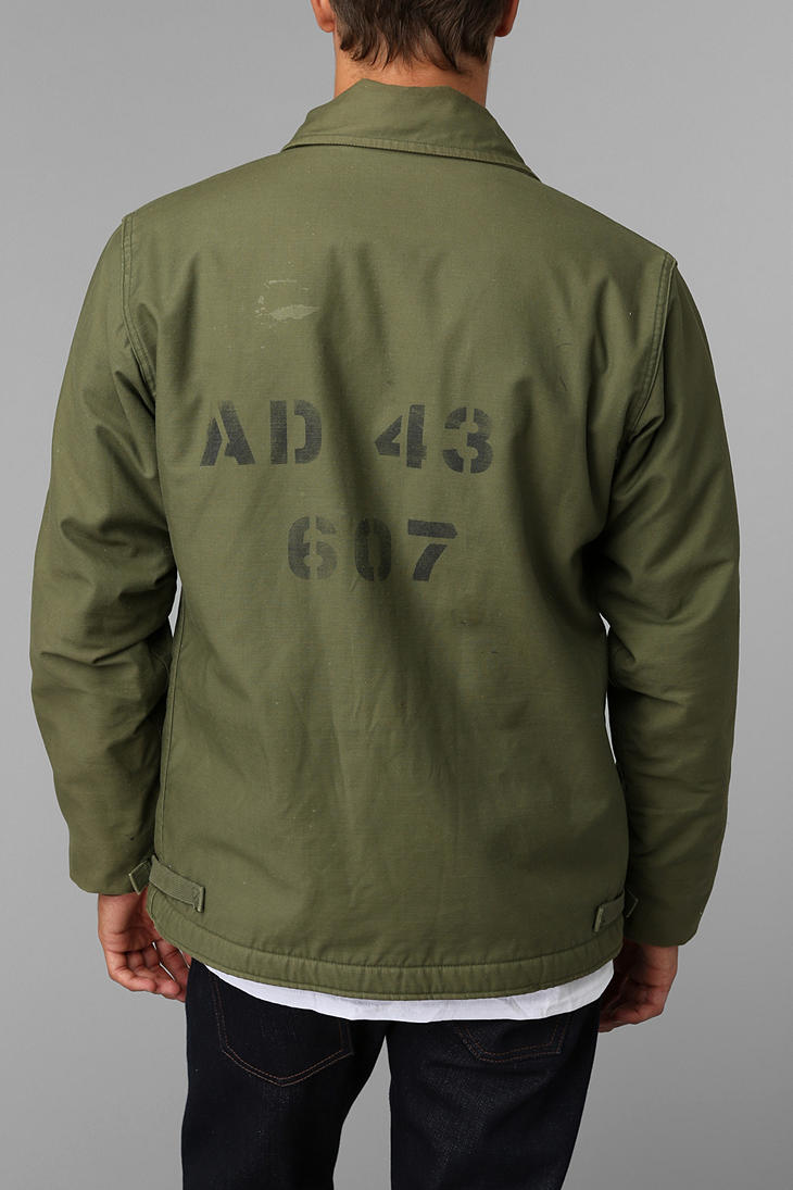 navy a2 deck jacket
