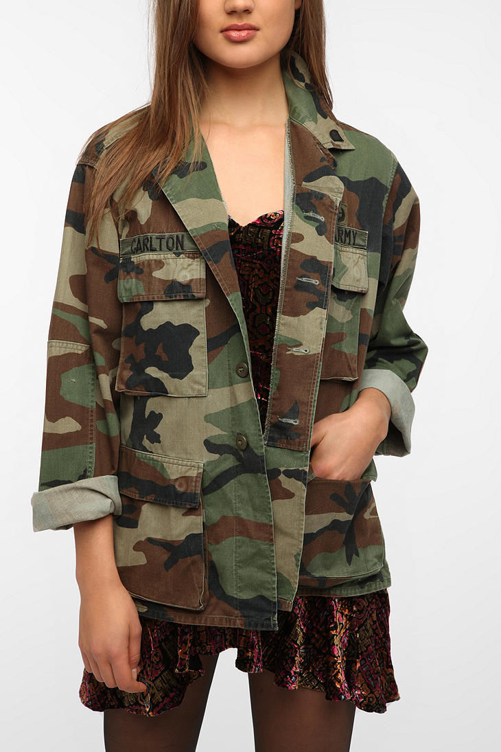 in Outfitters Jacket | Green Camo Urban Lyst Oversized