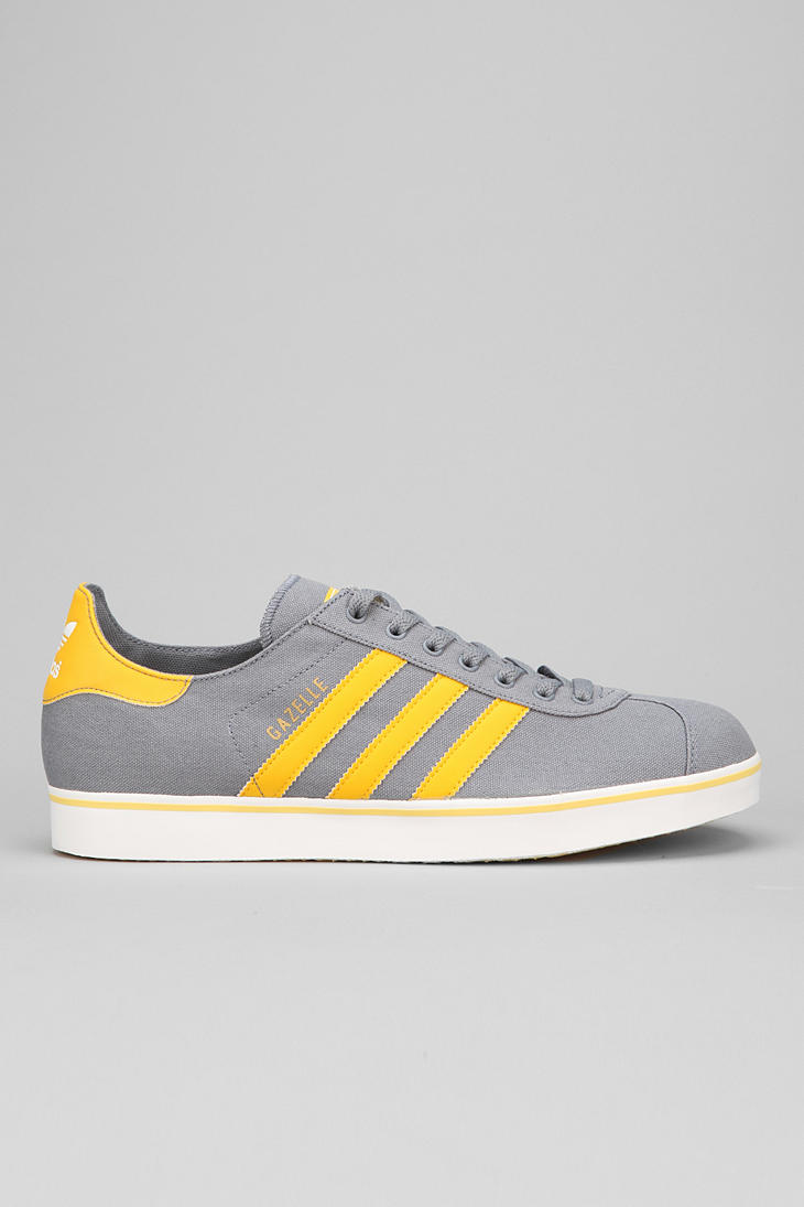 Urban Outfitters Adidas Gazelle Rst Canvas Sneaker in Gray for Men | Lyst