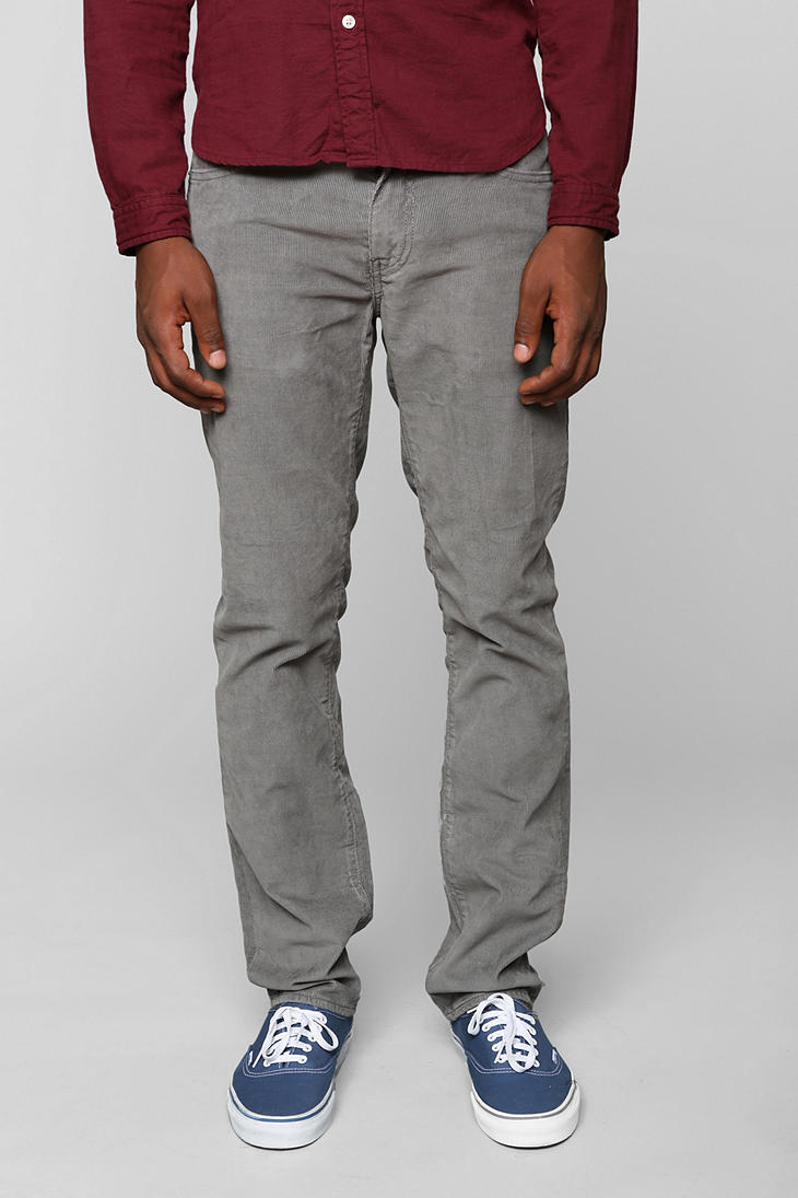 Urban Outfitters Levis 511 Corduroy Pant in Grey (Gray) for Men | Lyst
