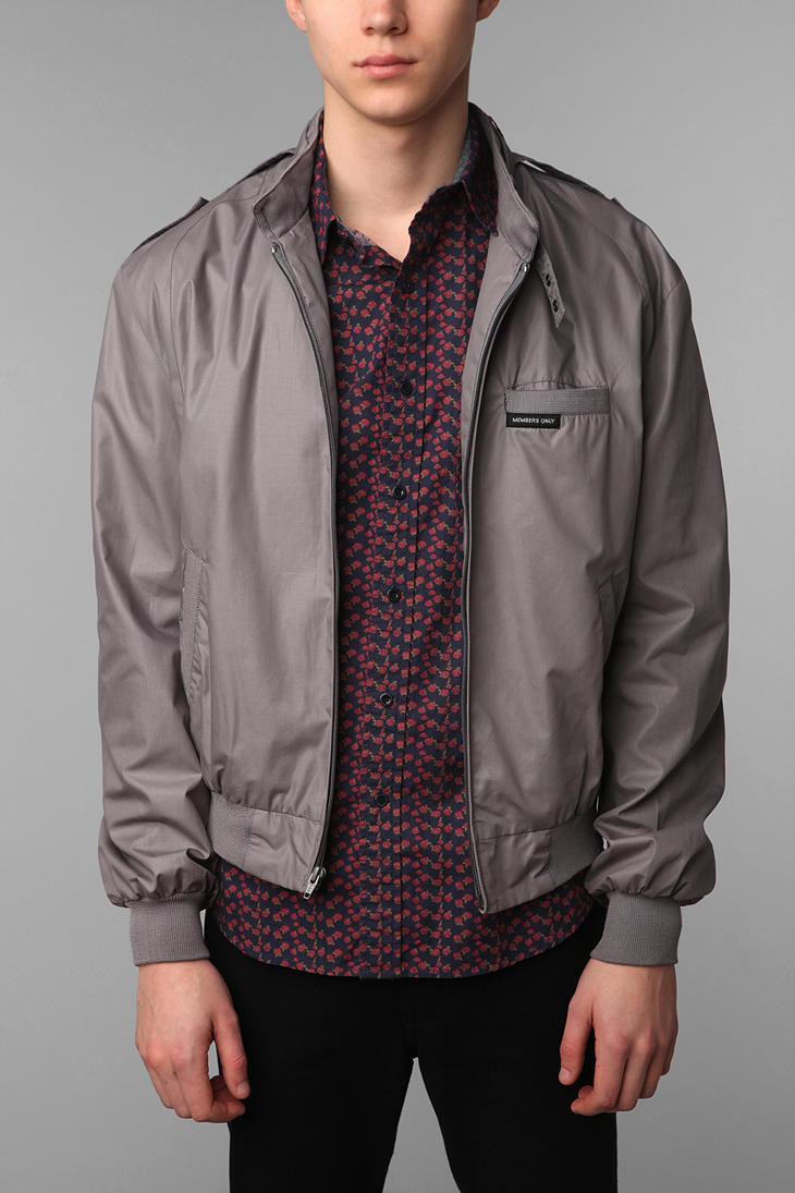 Urban Outfitters Urban Renewal Vintage Members Only Jacket in Gray for Men  | Lyst