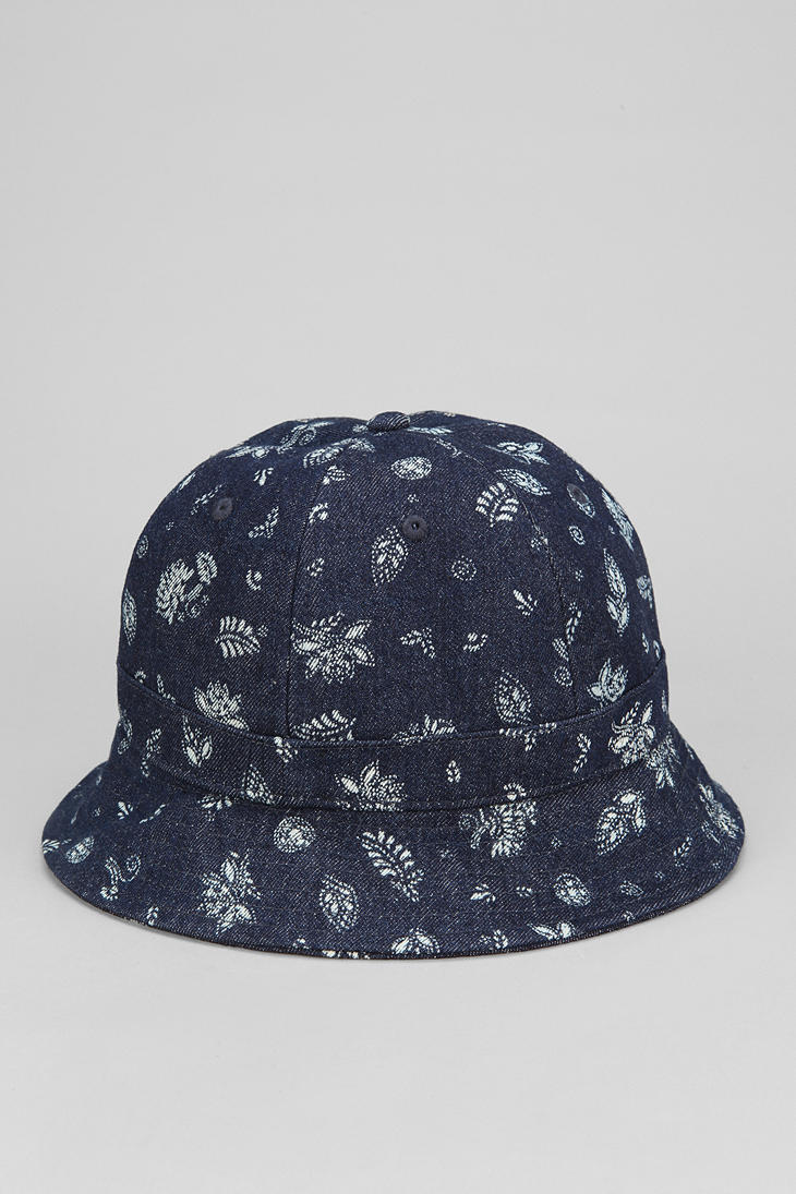 Urban Outfitters Obey Serpico Bucket Hat in Indigo (Blue) for Men - Lyst