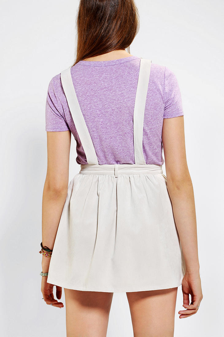 Urban Outfitters Coincidence Chance Baby Corduroy Overall Skirt in ...