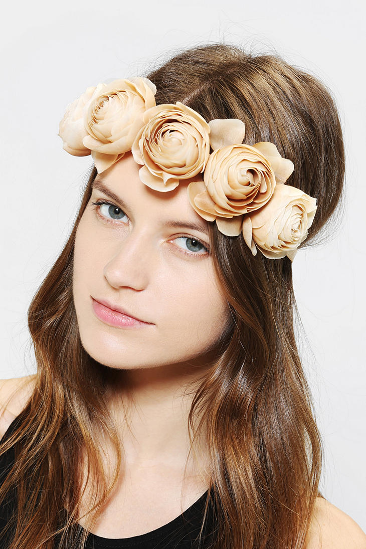 large flower crown