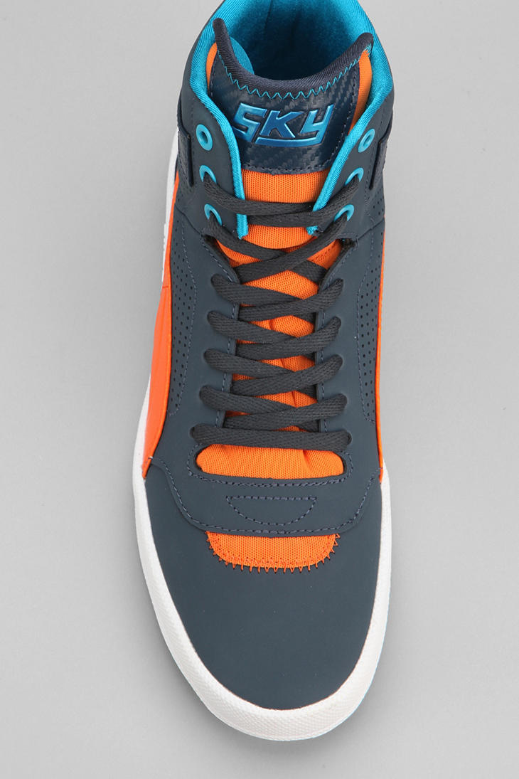 Urban Outfitters Puma Sky Future Hightop Sneaker in Orange for Men - Lyst