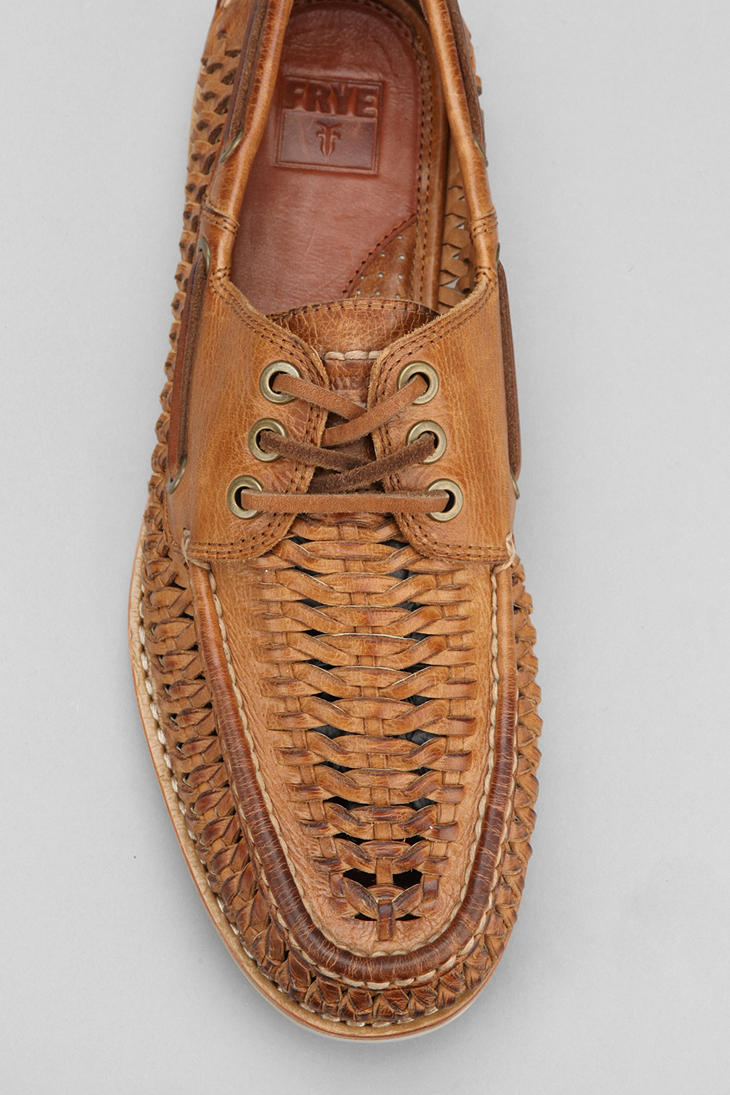 Urban Outfitters Woven Boat Shoe in Tan (Brown) for Men | Lyst