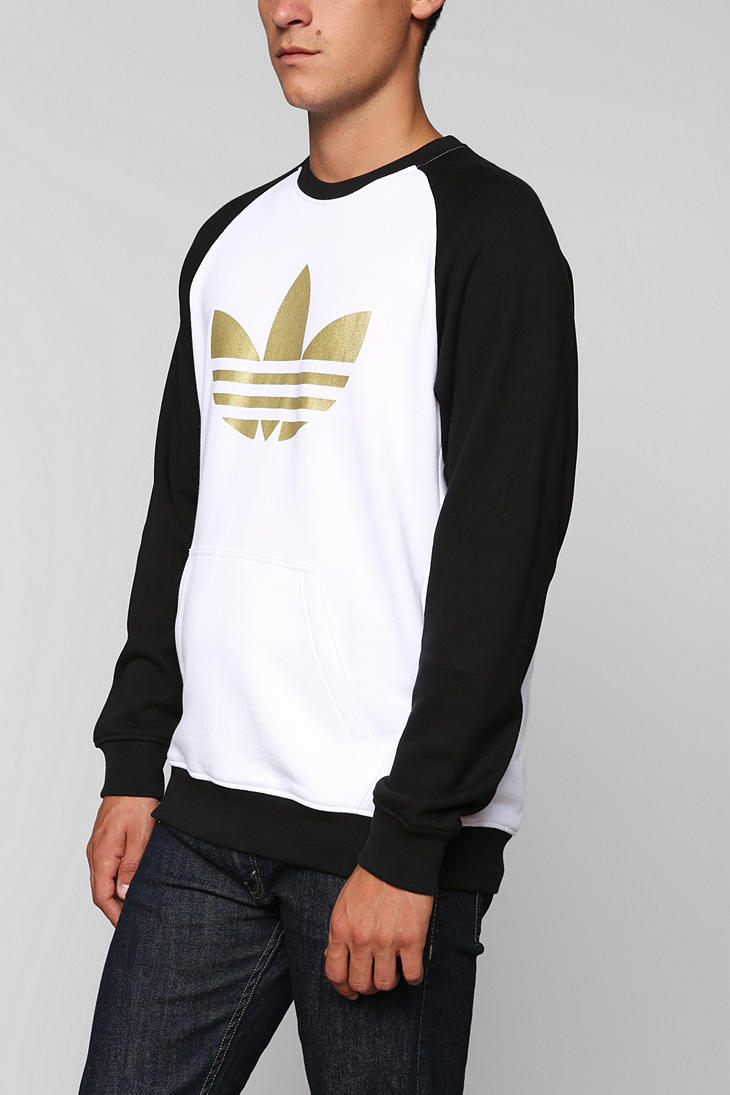Urban outfitters Adidas Sportlite Pullover Sweatshirt in White for Men ...