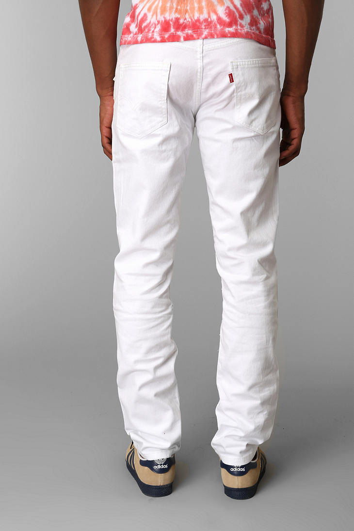 Urban Outfitters Levis 511 White Skinny Jean for Men - Lyst