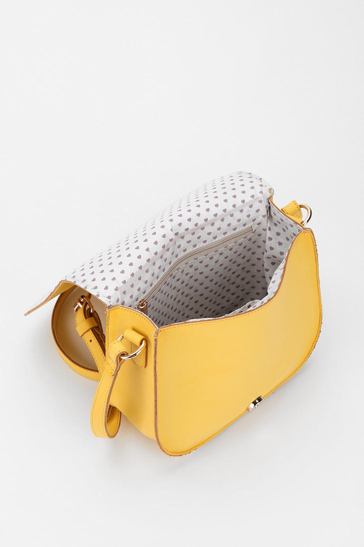 Urban Outfitters Cooperative Classic Saddle Flap Crossbody Bag in